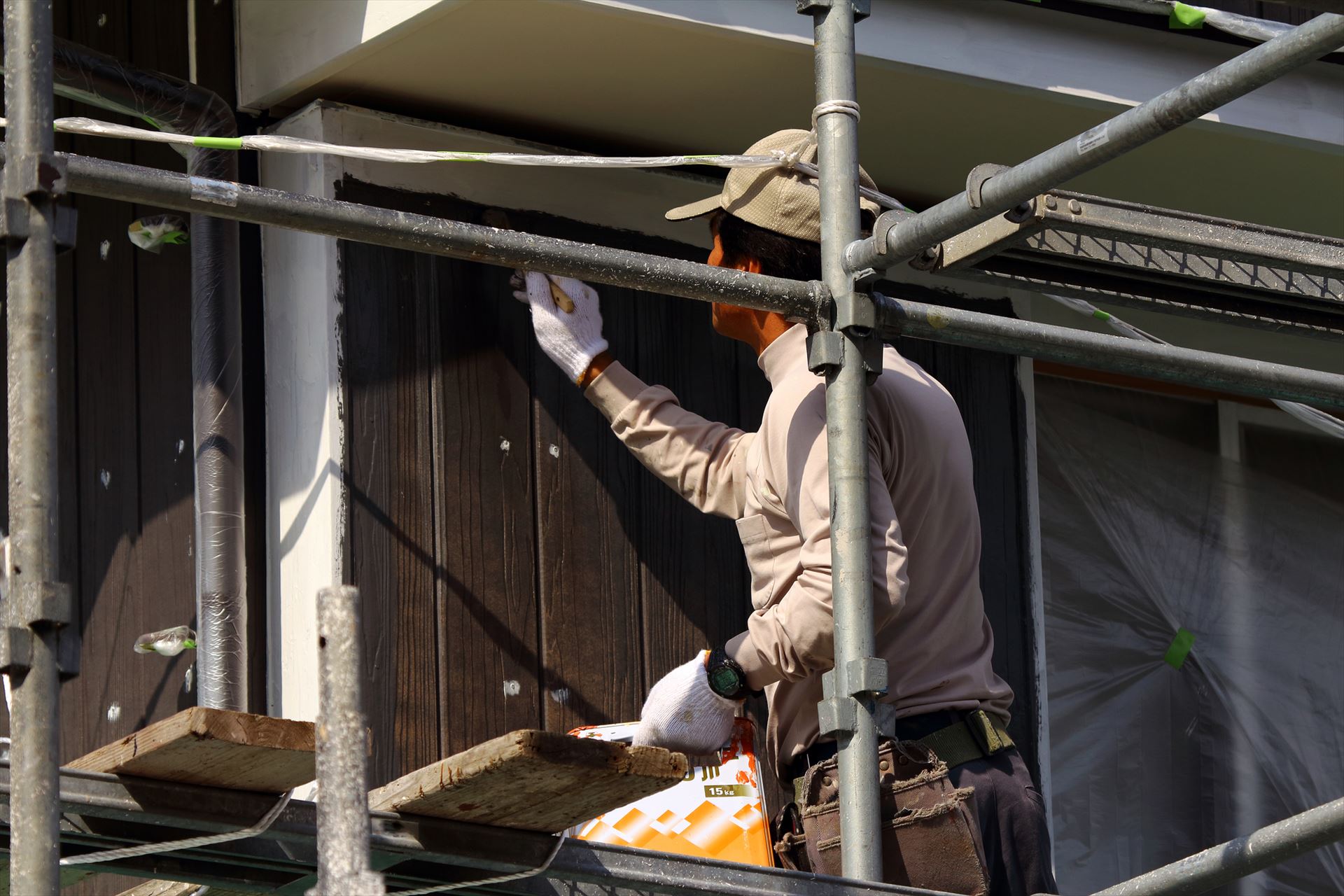 外壁塗装に対応 | 福岡県久留米周辺の足場なら大和開発