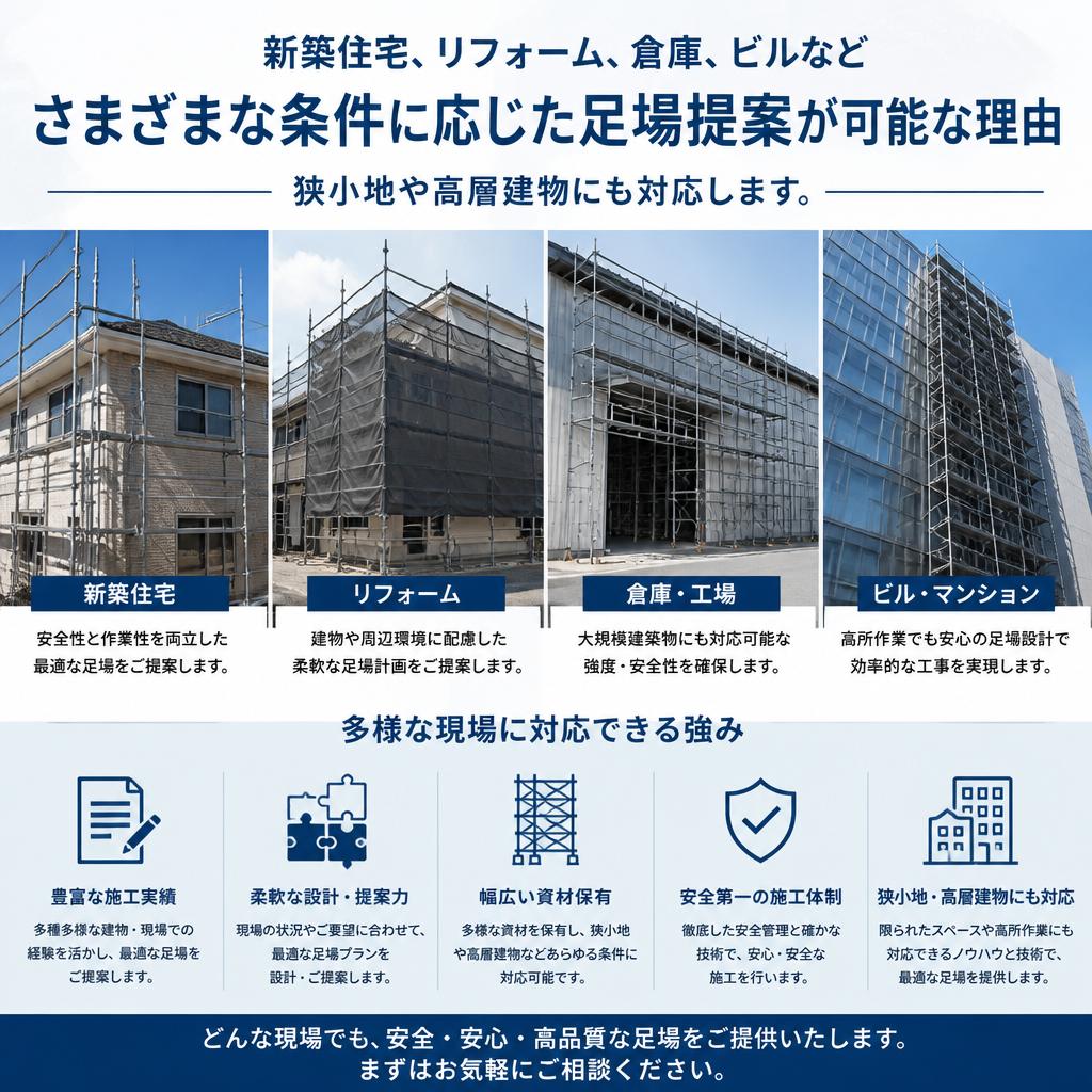 多様な現場対応力