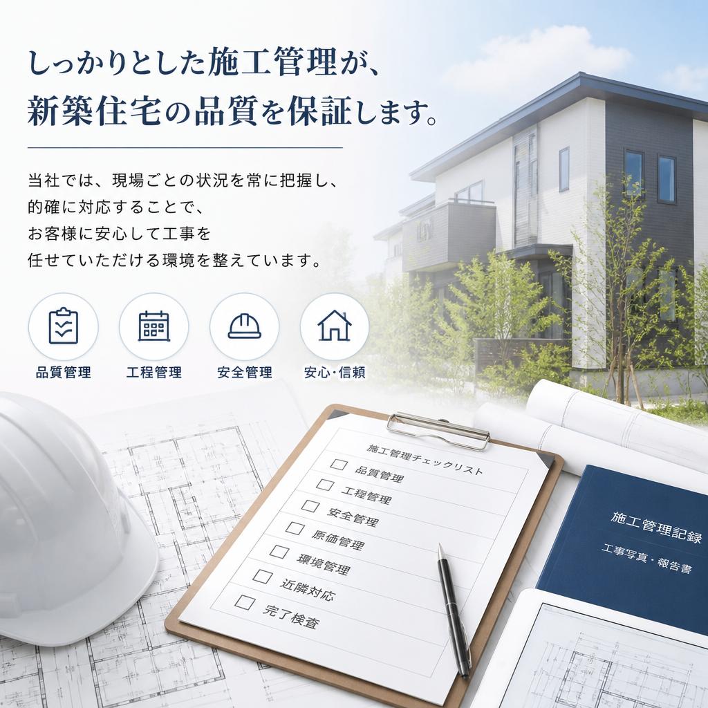 施工管理で安心を提供