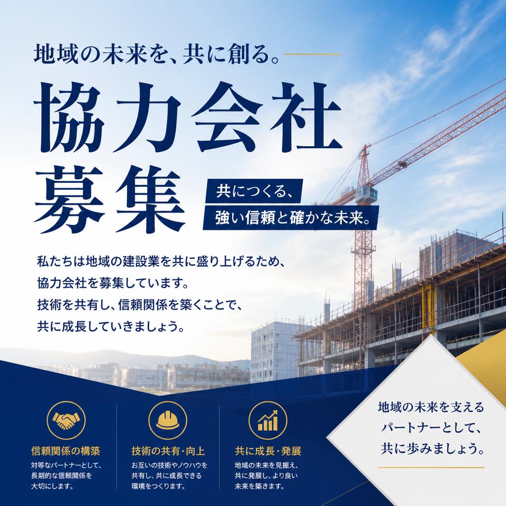 協力会社募集