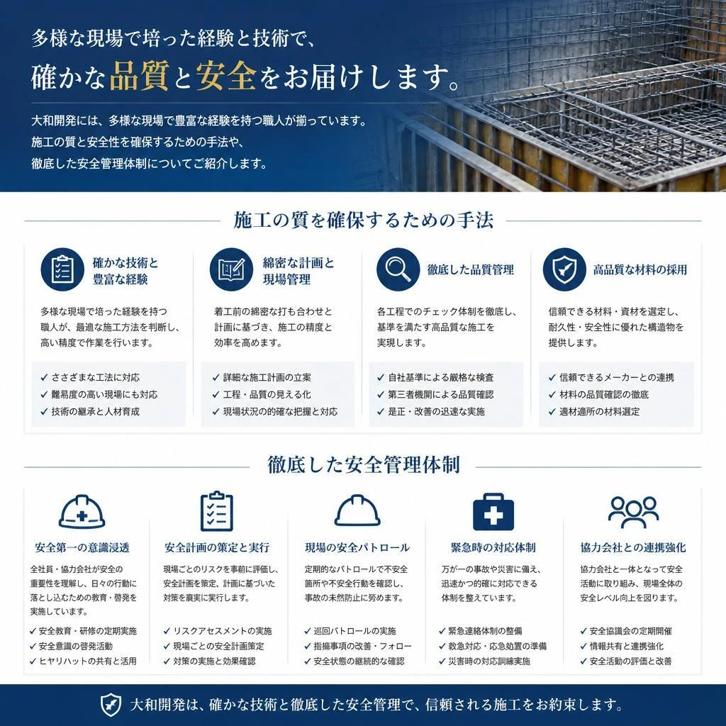 経験豊富な職人による施工の確かさ