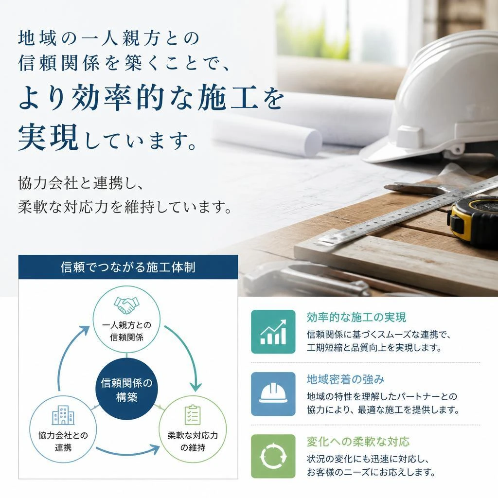 一人親方との協力