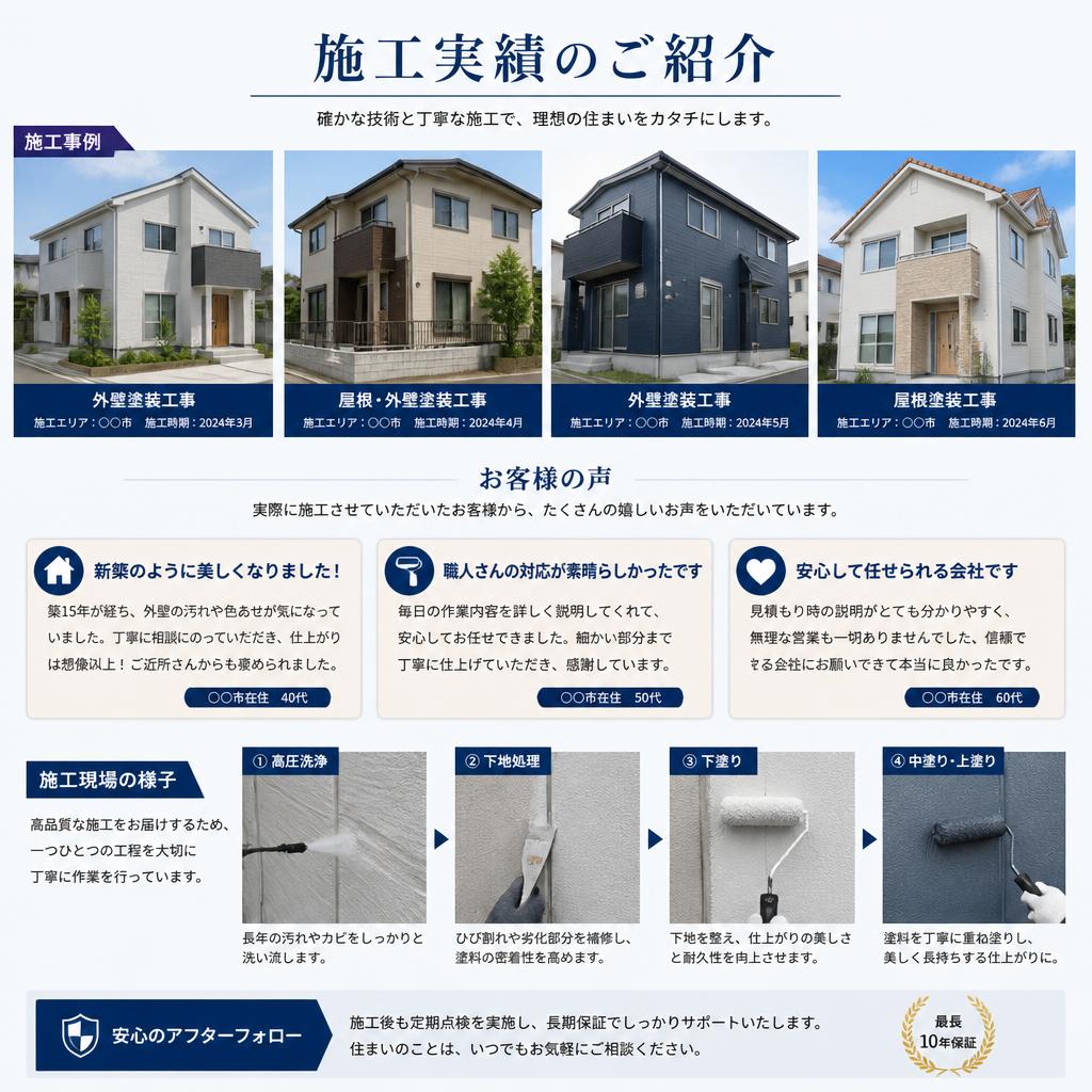 4. 施工実績とお客様の声