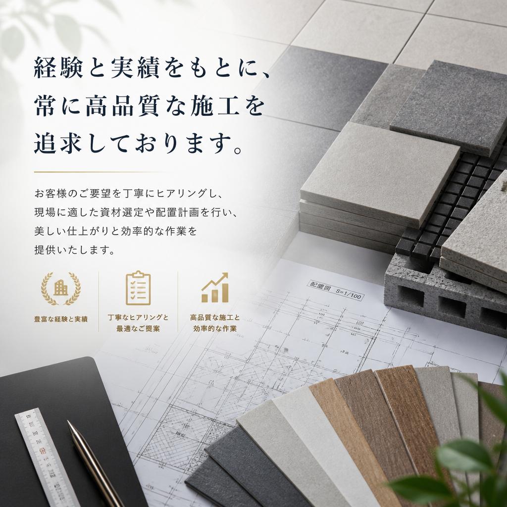 質の高い施工を提供する理由