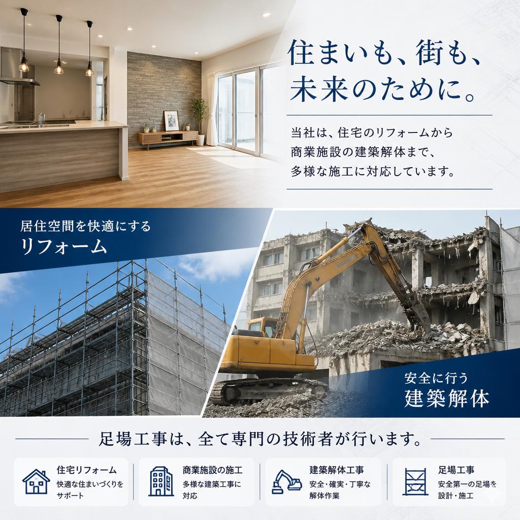 すべてのニーズに応える幅広い対応