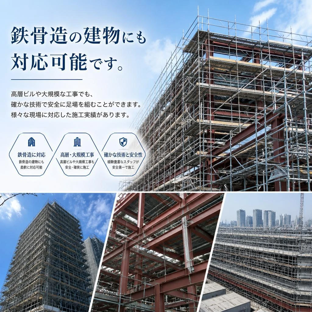 4. 鉄骨足場の強みと施工技術