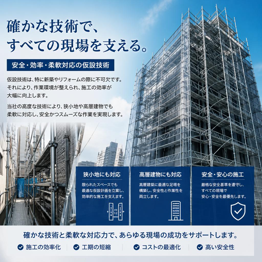 仮設技術の必要性と効果
