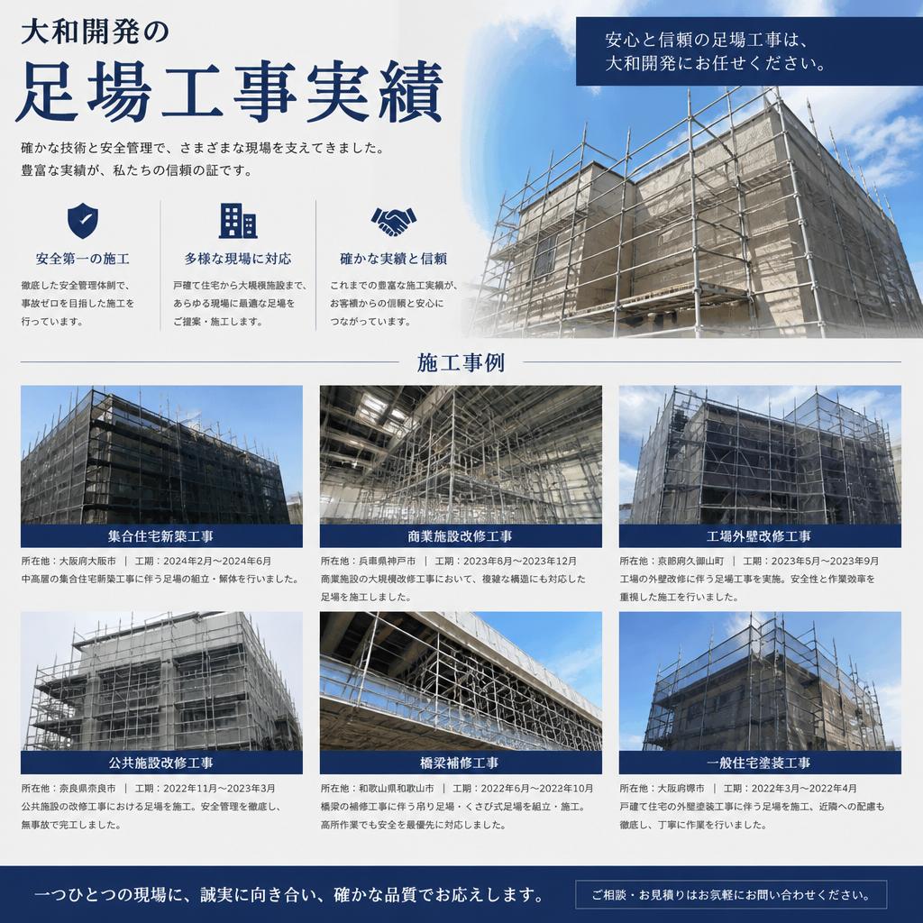 実績と信頼：過去のプロジェクト事例