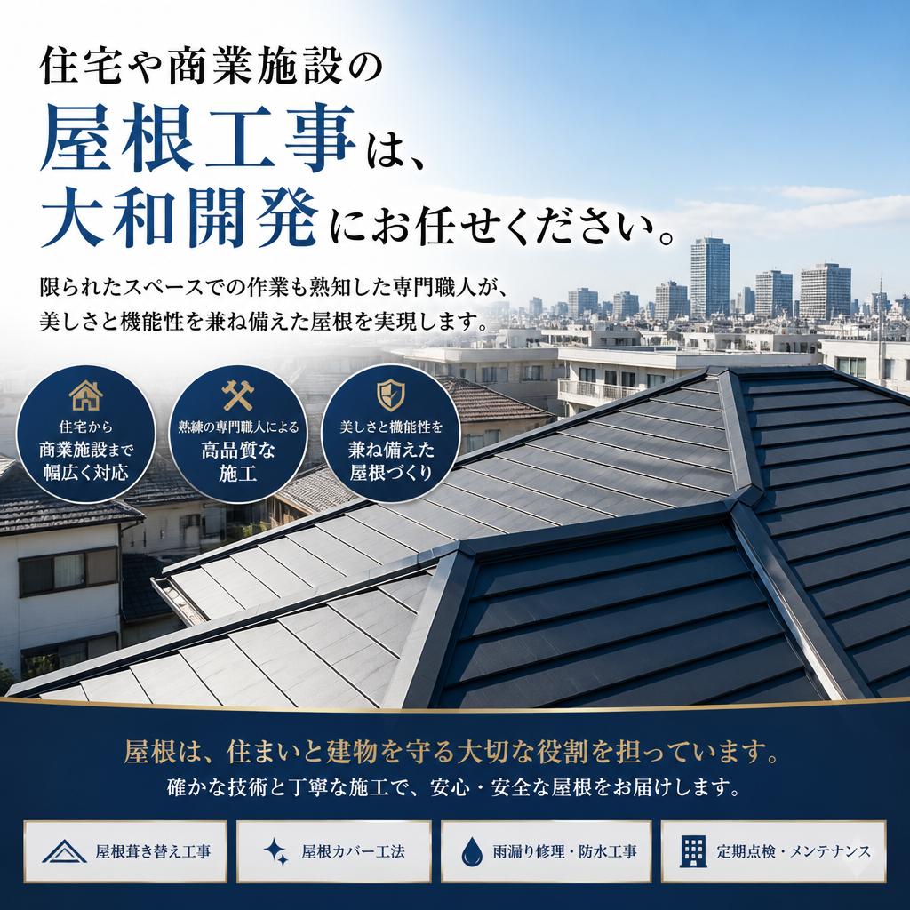 屋根工事のプロフェッショナル