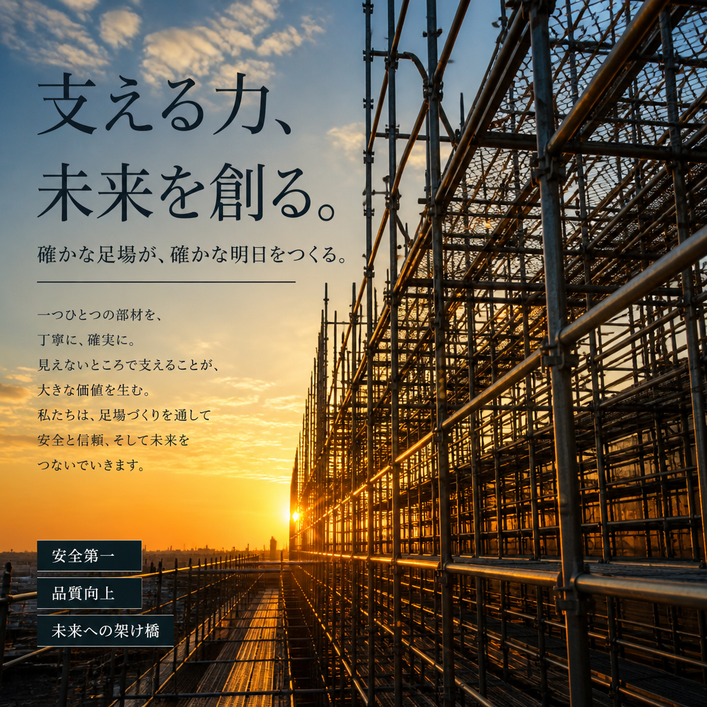 足場工事を依頼するなら弊社に　久留米市で活躍する足場工事会社